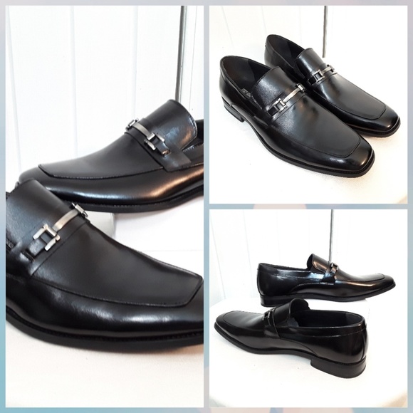 STACY ADAMS Black Buckle Dress ShoesSz 12 New - Picture 1 of 7